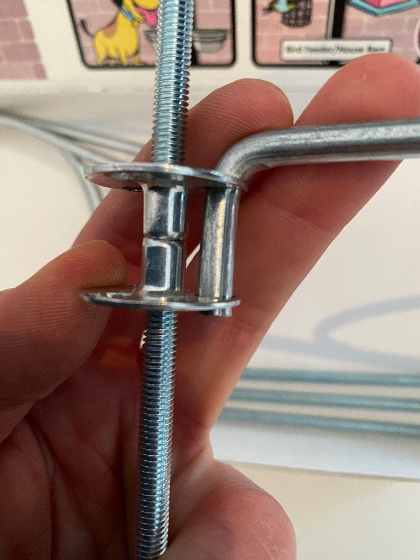 WOW Fully Height Adjustable Pan Trap Kit with 3 pan rings and 1.2m solid steel 4pc collapsible post - £15.75 - Ships Worldwide