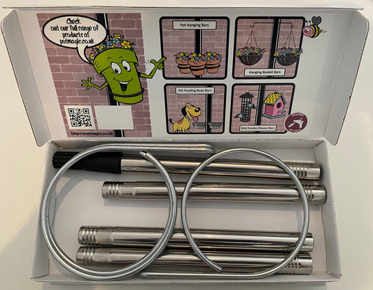 WOW Pan Trap Kit with 3 pan rings and 0.9m 4pc collapsible post - £19.99 - Ships Worldwide