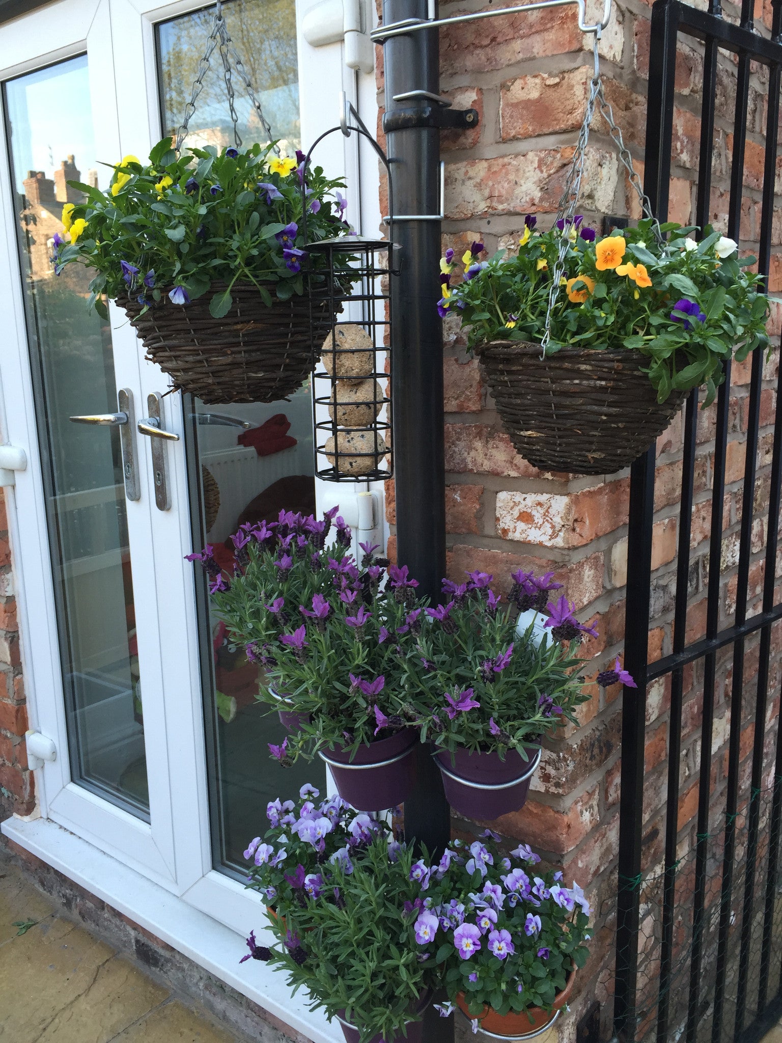 Hanging basket holders deals