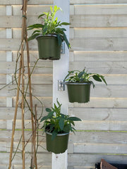 3 Single fence or wall or pergola post plant pot holders / hanging brackets £11.99 gardening garden drainpipe fence wall pergola plant hangers gardening herbs flowers pot hanging fit it seconds http://POTMAGIC.co.uk